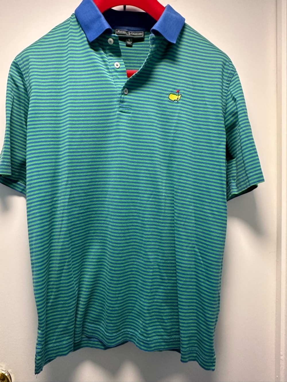 Vineyard Vines Teal and Blue Striped Polo